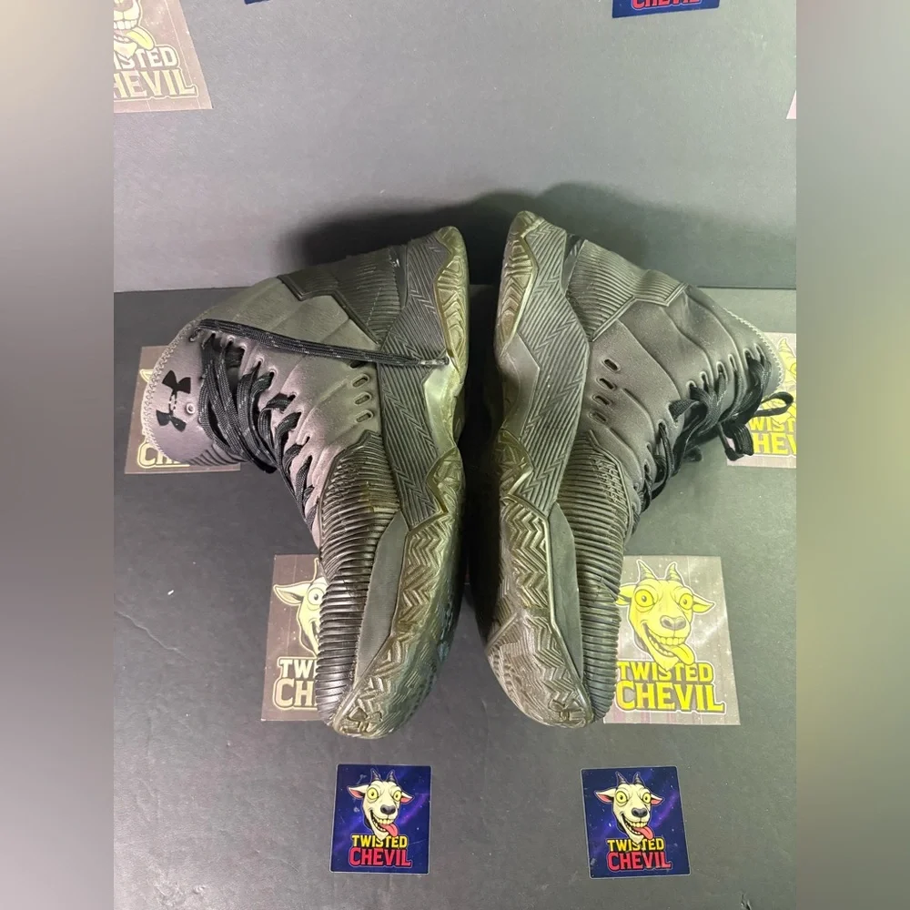 Under Armour Mens 8.5 Curry Top Gun High Top 1274425-006 Shoes Basketball Laced - Picture 4 of 12